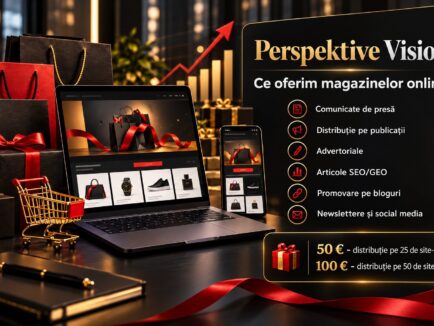 Perspektive Vision lansează servicii de promovare pentru magazinele online de Black Friday 2026: comunicate de presă de